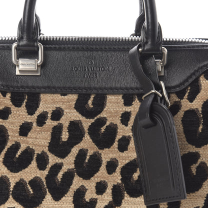Louis Vuitton Jacquard Velvet Leopard Print Stephen Sprouse Baby Bag 9 of 10