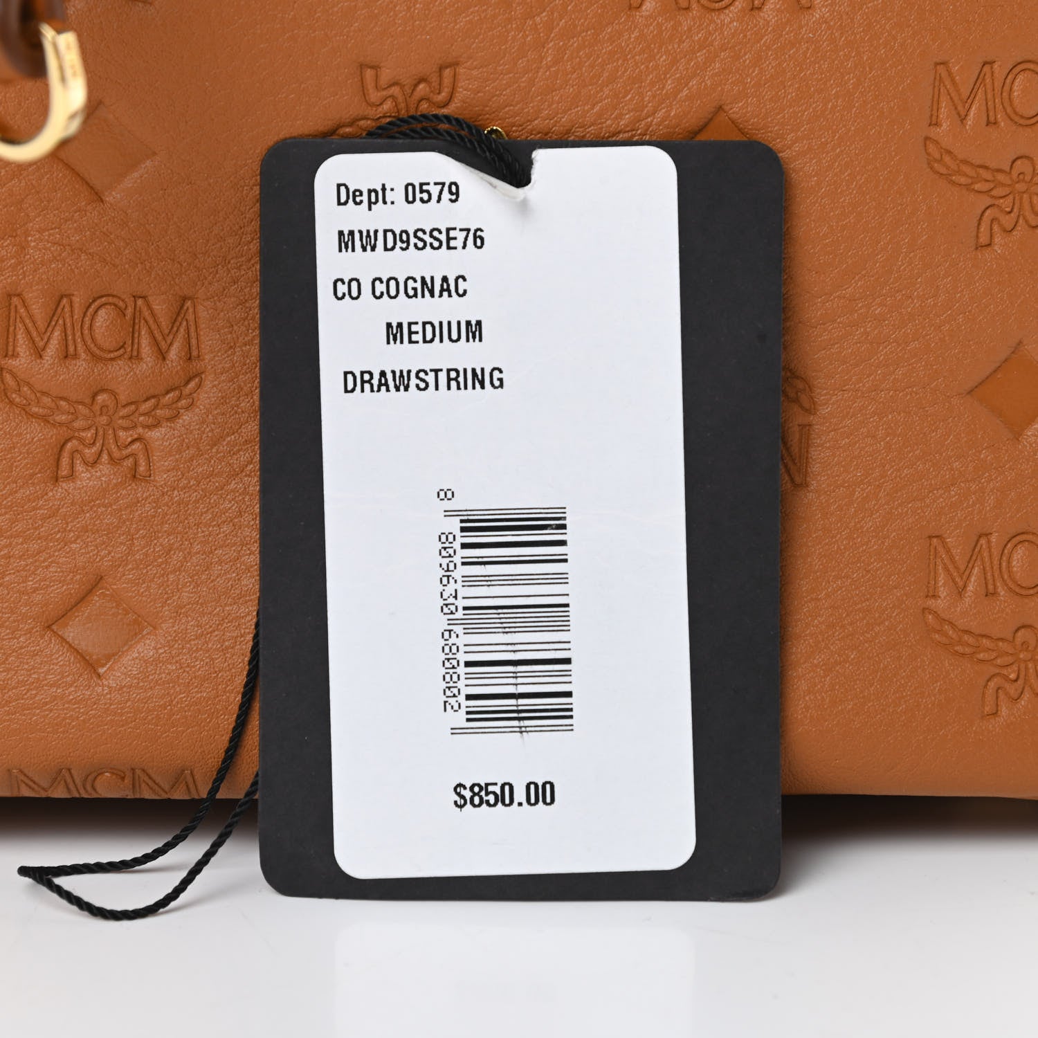 MCM Calfskin Ottomar Monogram Essential Bucket Cognac 12 of 12