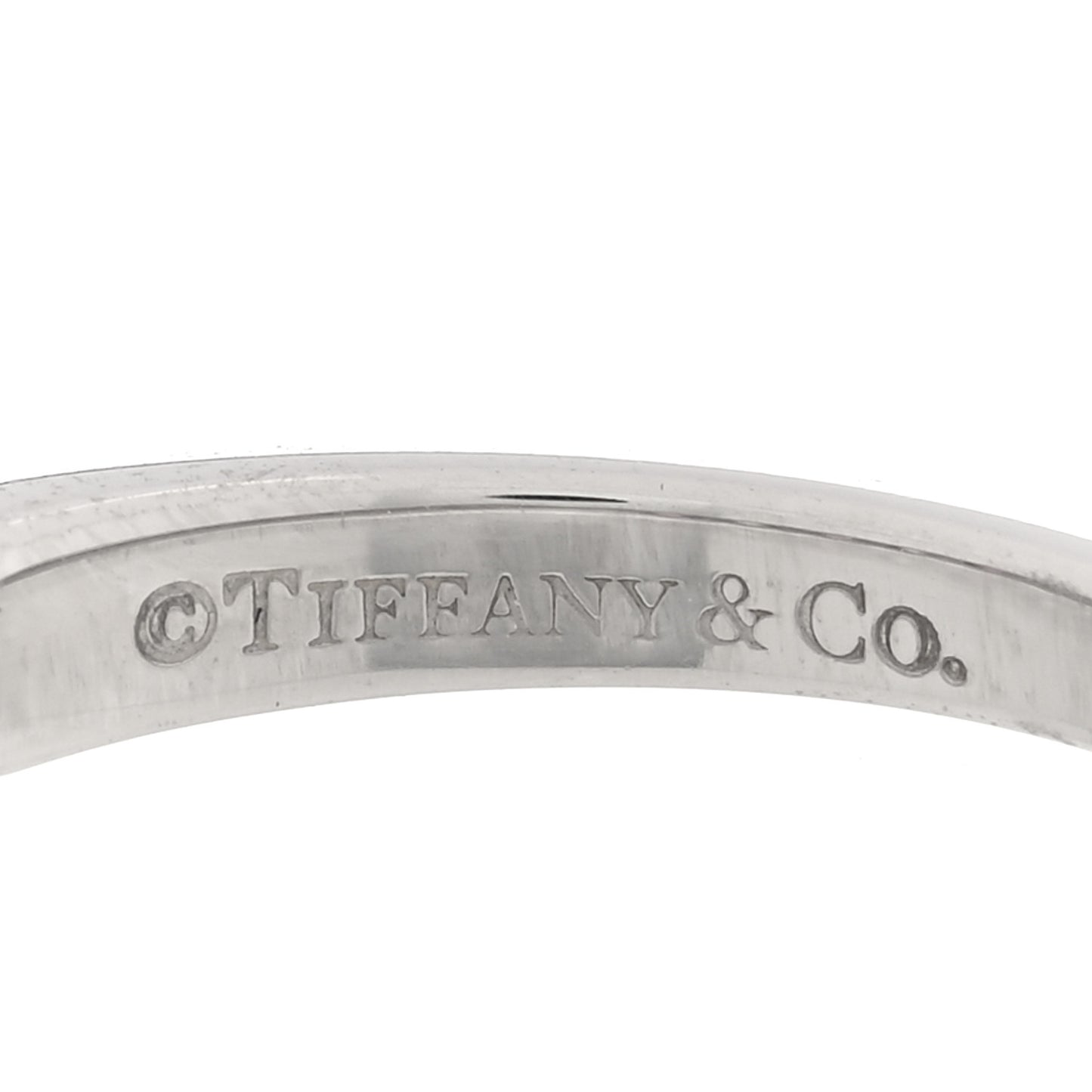 Platinum Diamond Pink Sapphire 3mm Embrace Half Circle Ring 50 5.5