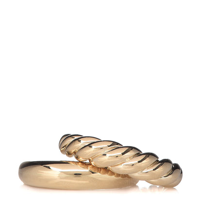 David Yurman 18K Yellow Gold Pure Form Stack Ring 54 7 1 of 13