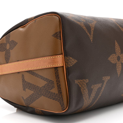 Louis Vuitton Reverse Monogram Giant Speedy Bandouliere 30 9 of 10