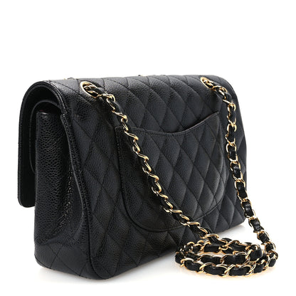 Chanel Caviar Quilted Medium Double Flap Black 2 of 11