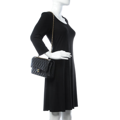 Chanel Caviar Quilted Medium Double Flap Black 3 of 9