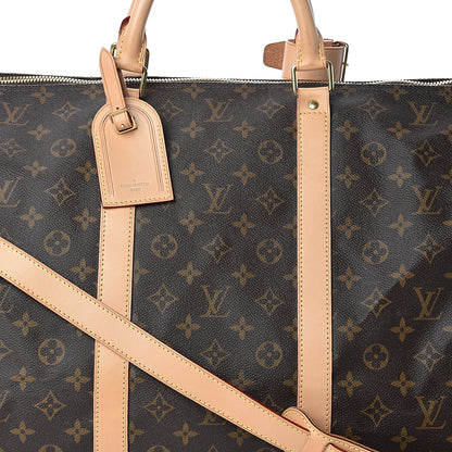 Louis Vuitton Monogram Keepall Bandouliere 55 6 of 8
