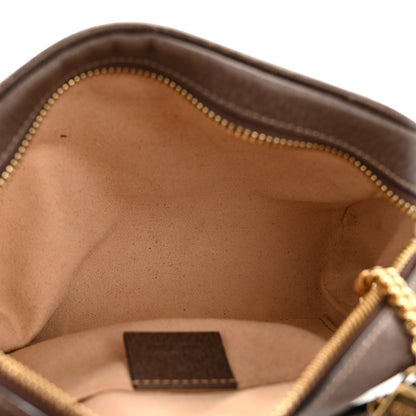 Gucci GG Supreme Monogram Web Mini Ophidia Shoulder Bag Brown 5 of 13