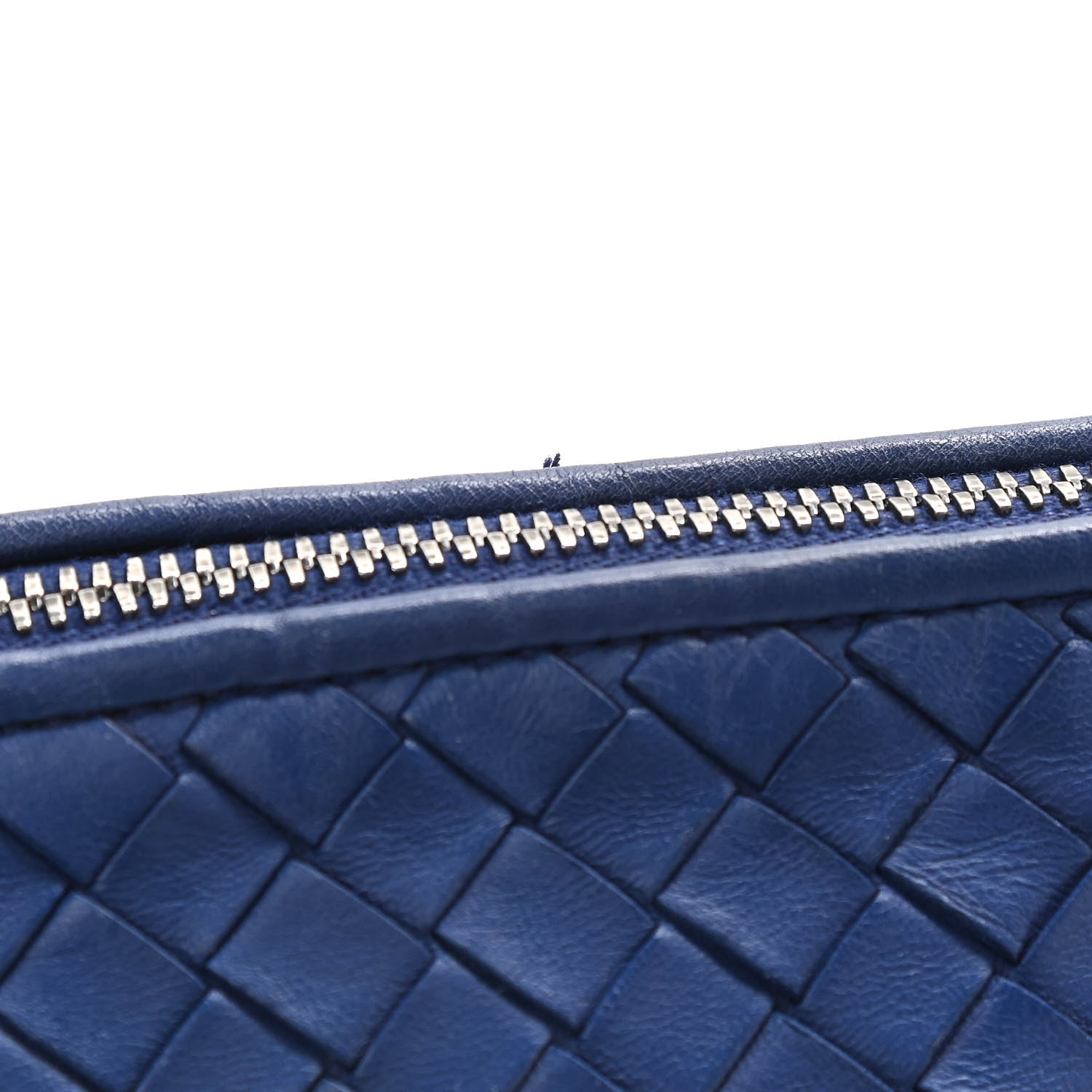 Bottega Veneta Nappa Intrecciato Nodini Crossbody Messenger Blue 12 of 13