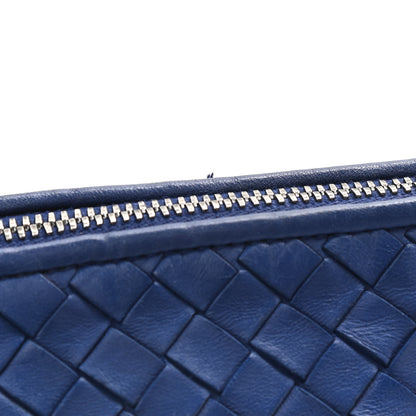Bottega Veneta Nappa Intrecciato Nodini Crossbody Messenger Blue 12 of 13