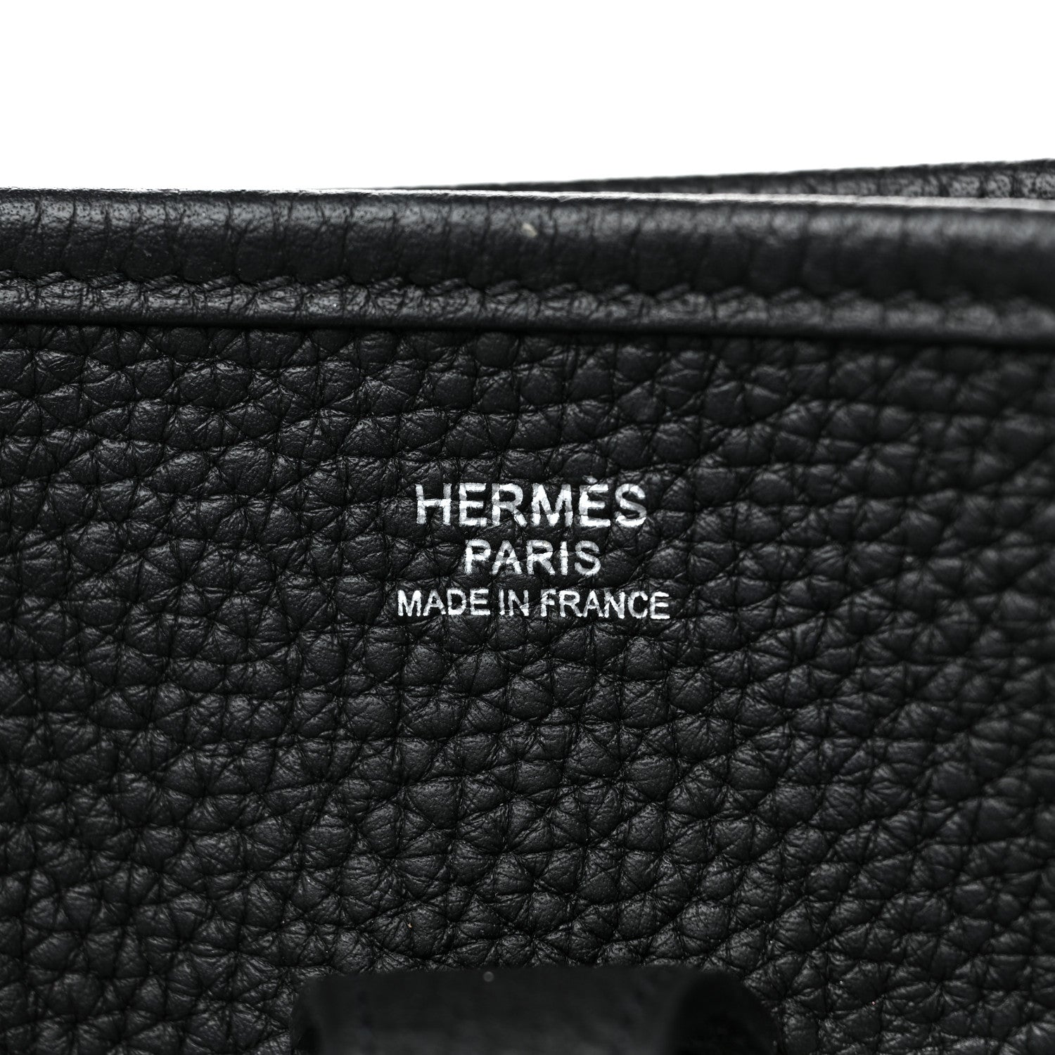 Hermes Taurillon Clemence Evelyne III PM Black 6 of 8