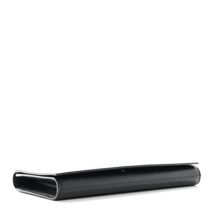 Saint Laurent Calfskin Monogram Large Belle De Jour Clutch Black 4 of 10