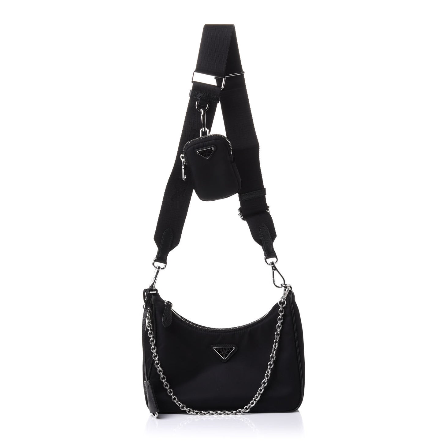 Nylon Re-Edition 2005 Shoulder Bag Black