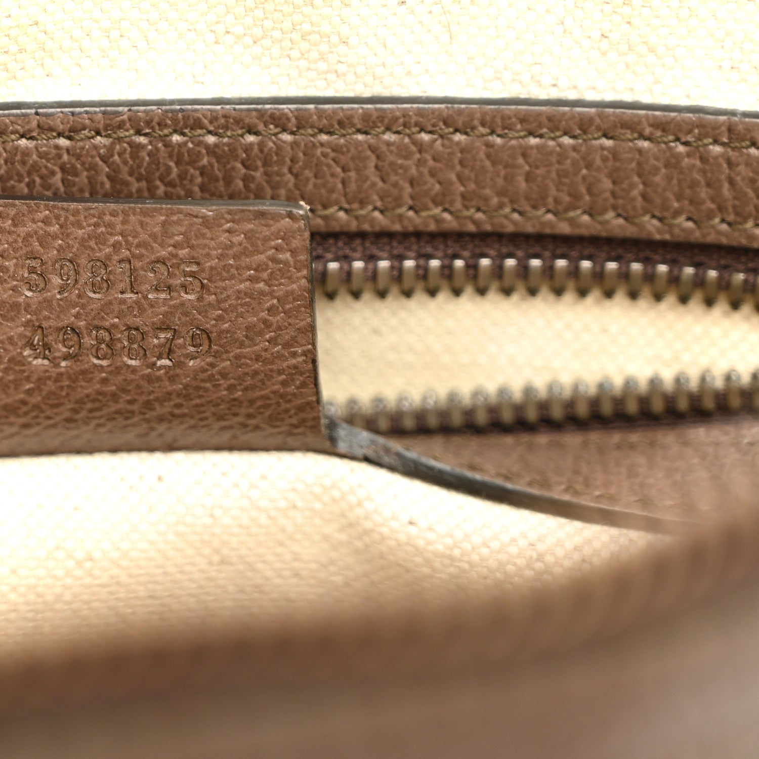 Gucci GG Supreme Monogram Web Small Ophidia Half Moon Hobo Brown 7 of 11