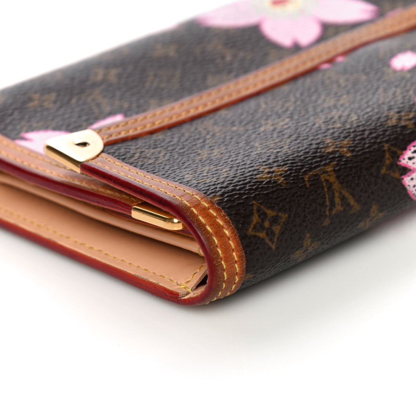 Monogram Cherry Blossom Porte Tresor International Wallet Brown