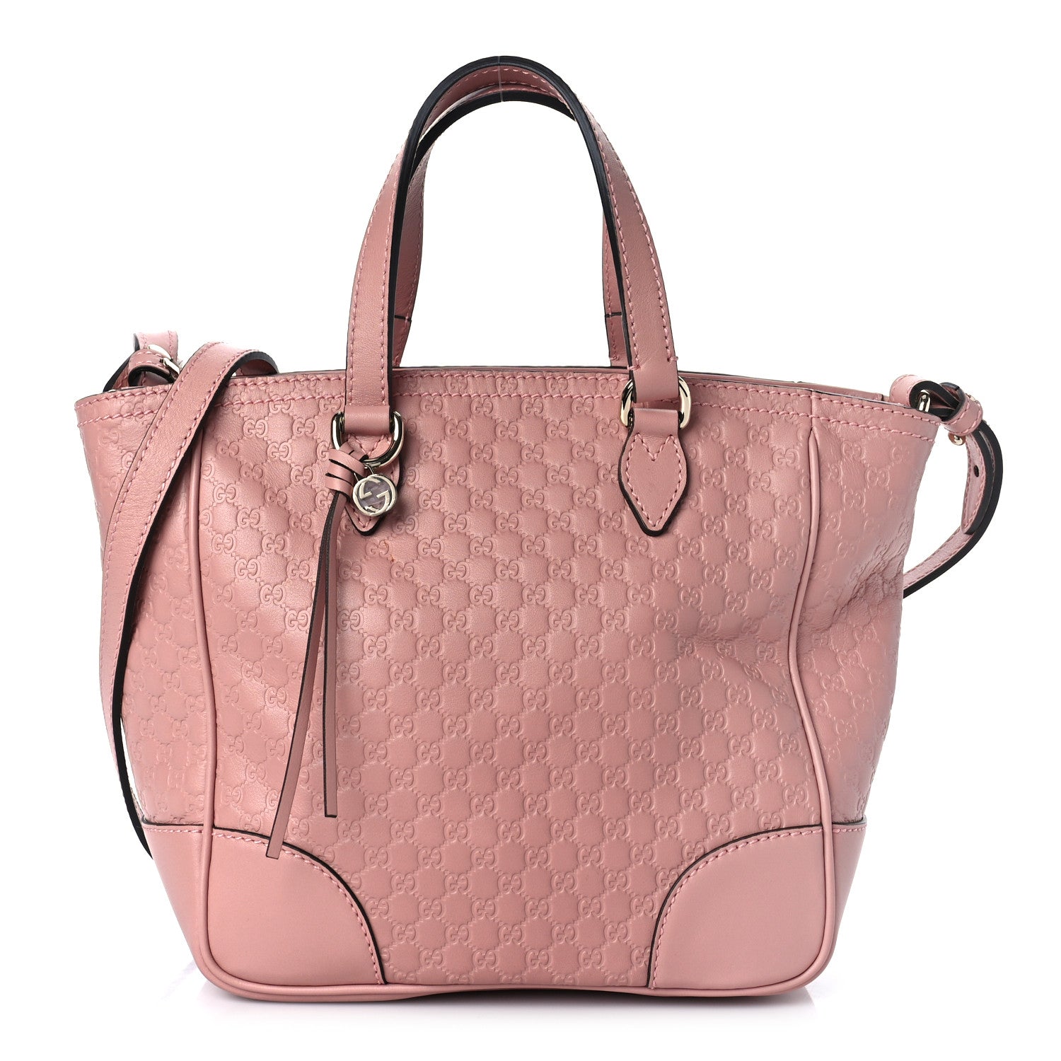 Gucci Microguccissima Small Bree Tote Soft Pink 1 of 10