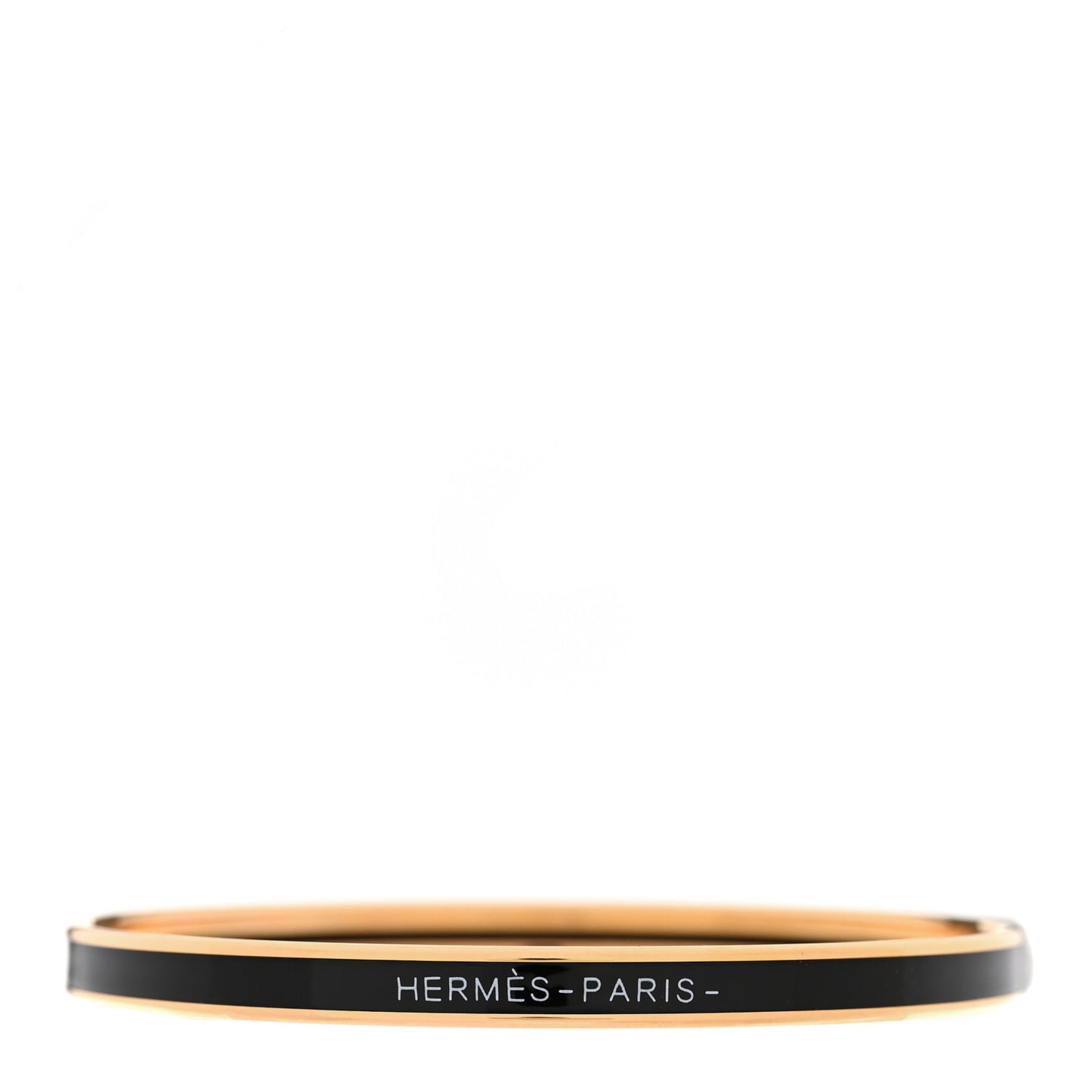 Enamel Printed Extra Narrow Uni Bracelet 70 Black