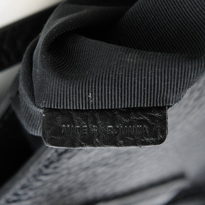 Burberry Heritage Grain Medium Woodbury Tote Black 7 of 8