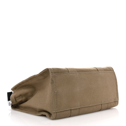 Marc Jacobs Cotton Canvas Medium The Traveler Tote Bag Slate Green 4 of 14