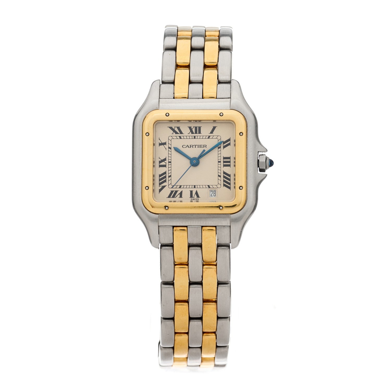 Cartier Stainless Steel 18K Yellow Gold 27mm Panthere Quartz Watch 1 of 4