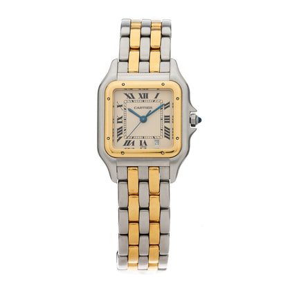 Cartier Stainless Steel 18K Yellow Gold 27mm Panthere Quartz Watch 1 of 4