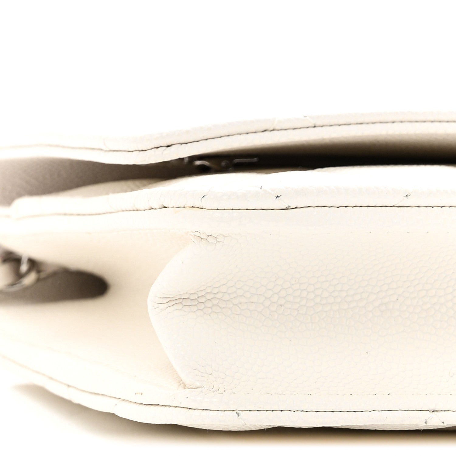 Chanel Caviar Quilted Chanel 19 Wallet On Chain WOC White Pink 10 of 12