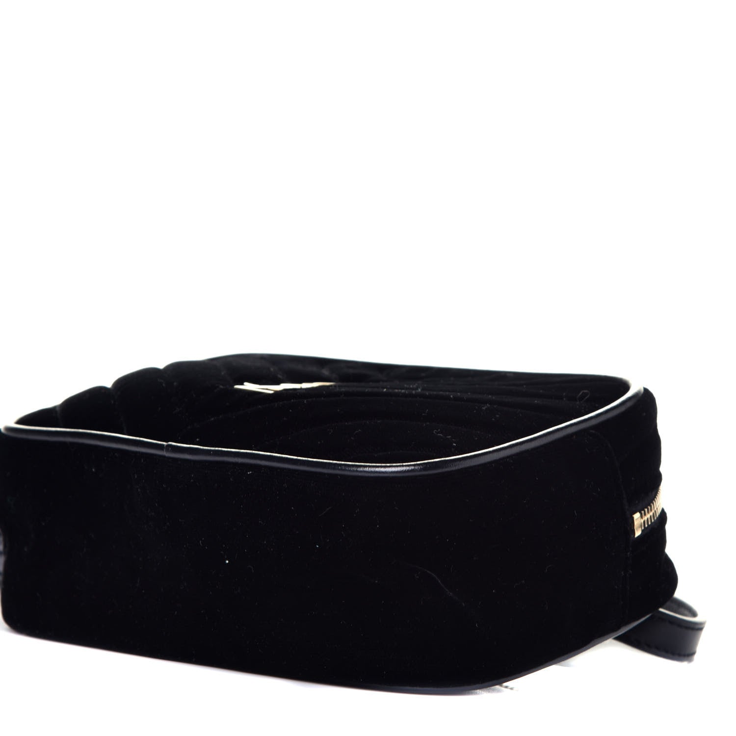 Saint Laurent Velour Matelasse Monogram Lou Belt Bag Black 9 of 9