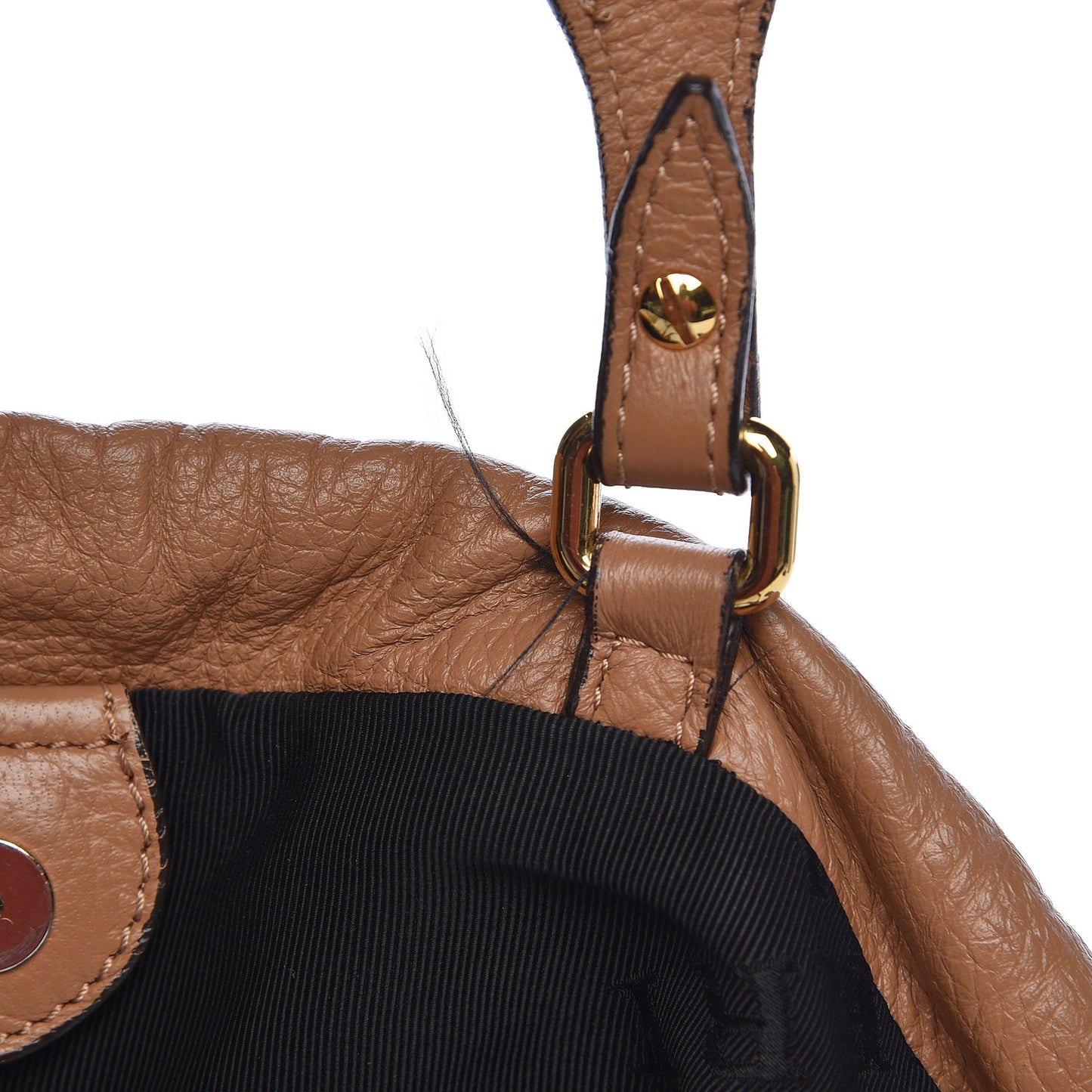 Prorsum Deerskin Big Crush Tote Fudge