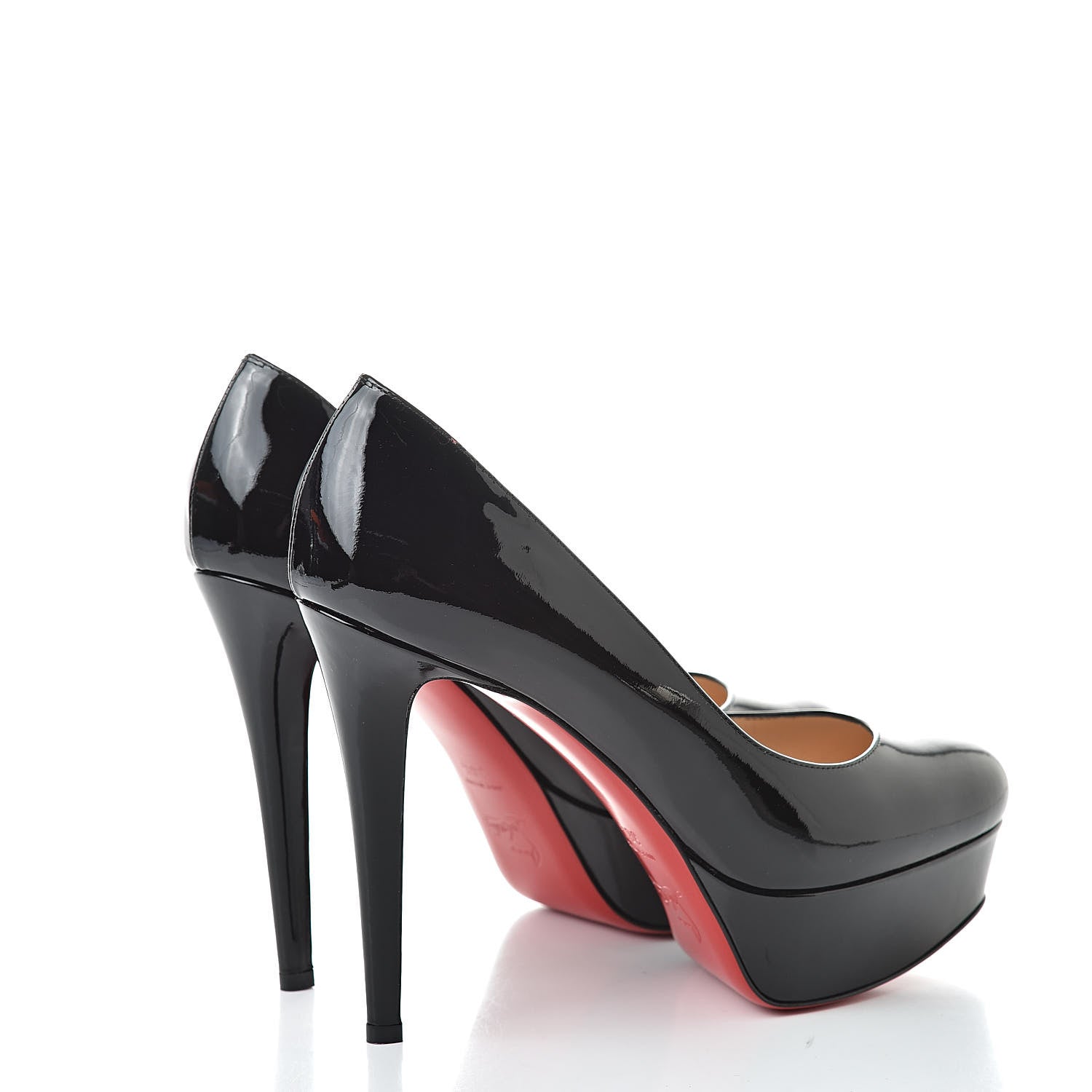 Christian Louboutin Patent Bianca 120 Pumps 38.5 Black 4 of 9