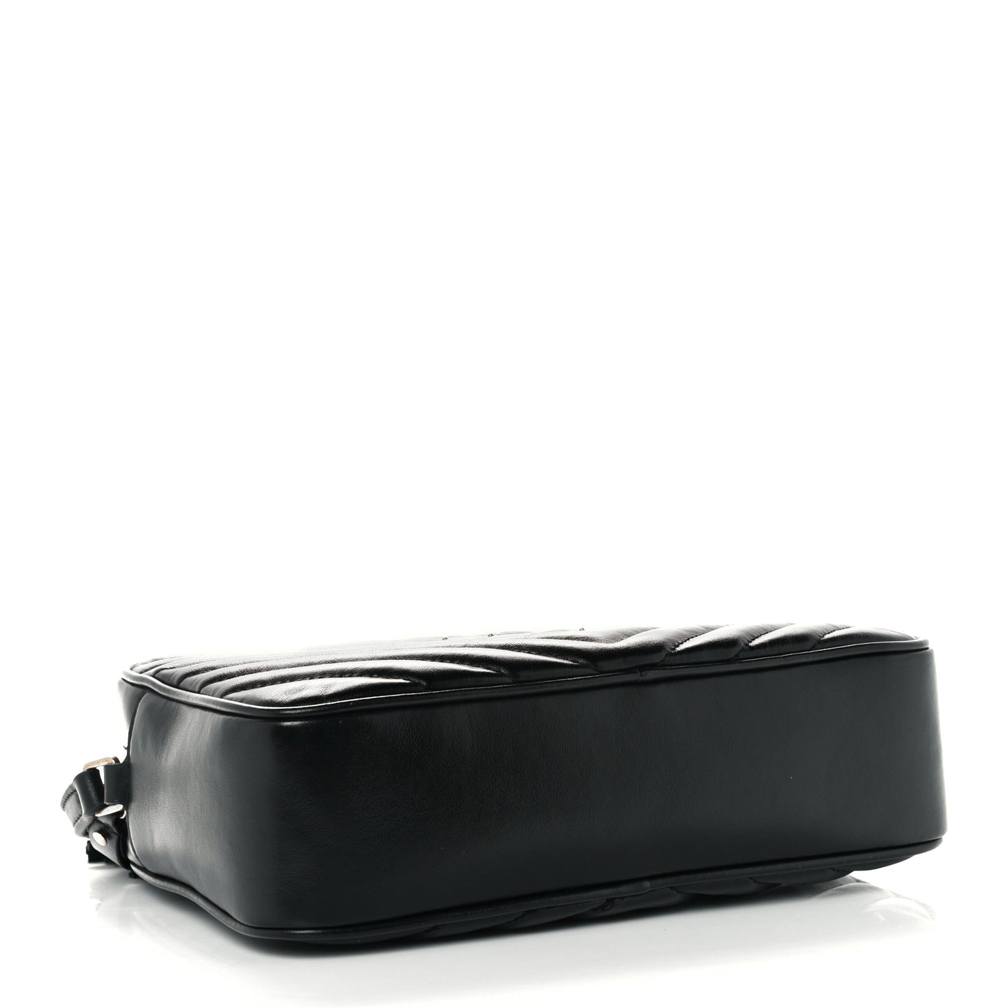 Calfskin Matelasse Monogram Lou Camera Bag Black
