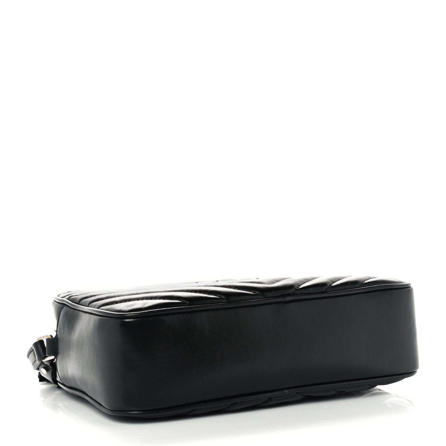 Saint Laurent Calfskin Matelasse Monogram Lou Camera Bag Black 4 of 10