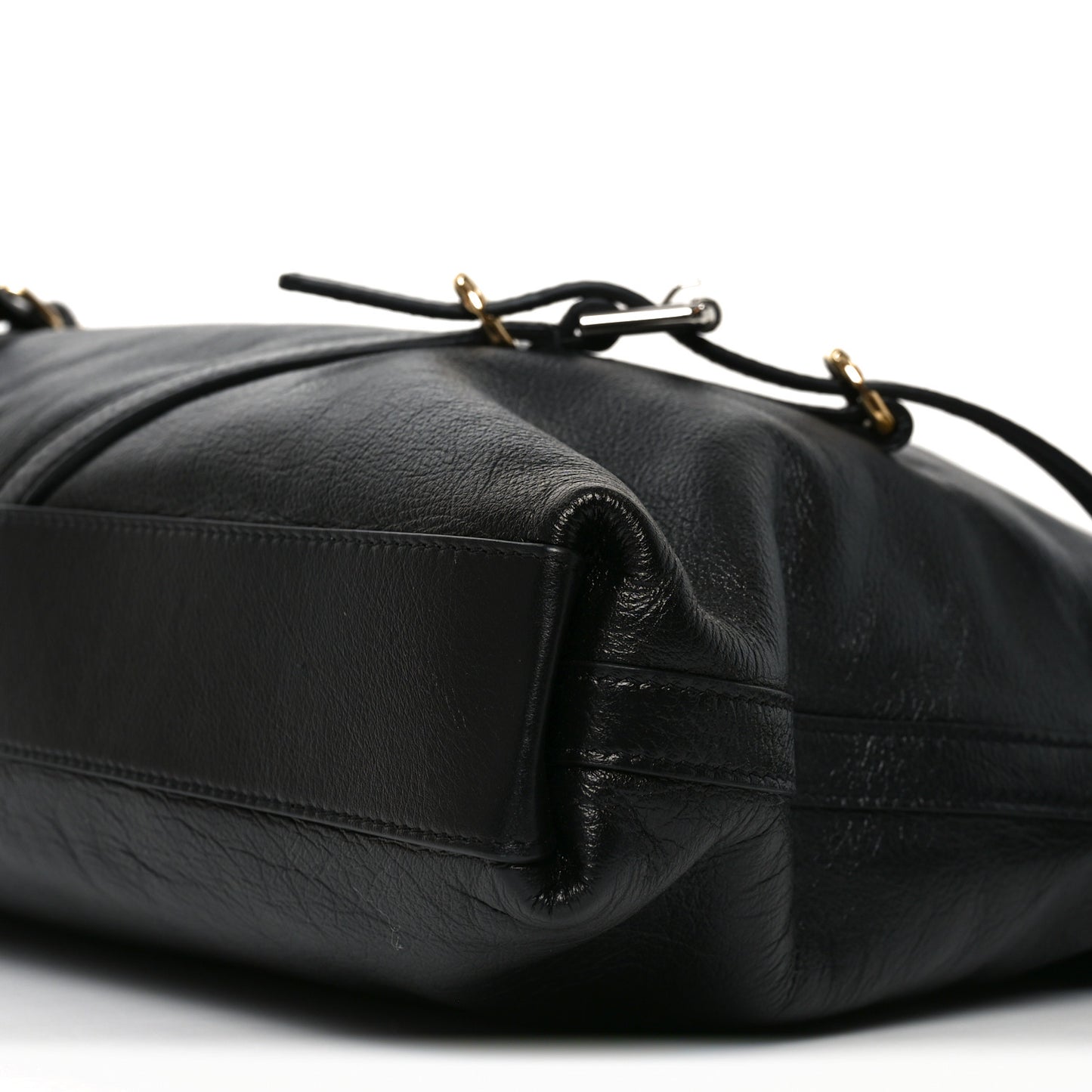Calfskin Medium Voyou Bag Black