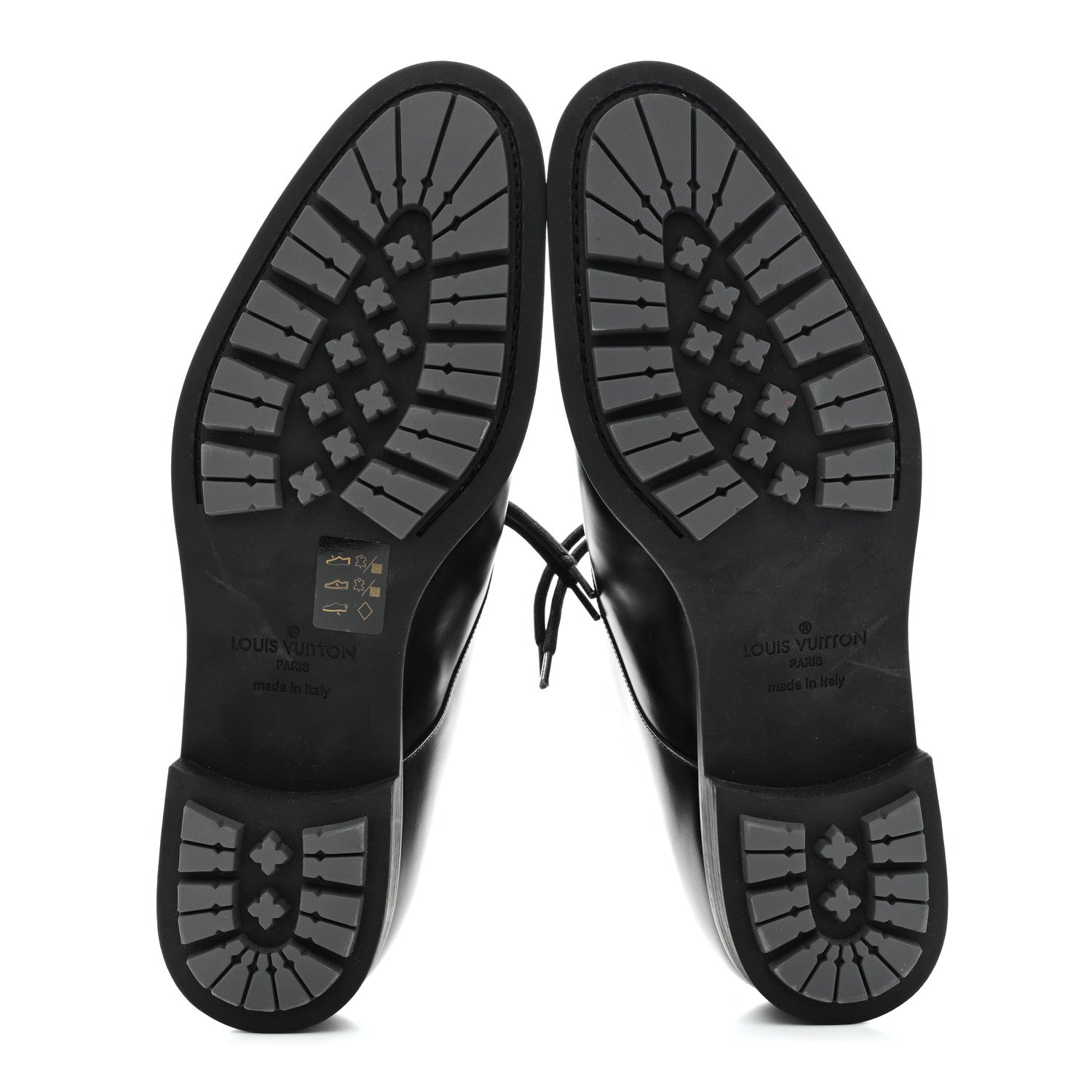 Louis Vuitton Calfskin Mens Formal Derby Shoes 9 Black 6 of 9