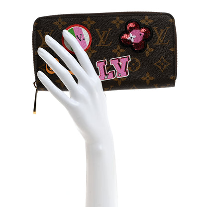 Louis Vuitton Monogram Travel Stickers Zippy Wallet 2 of 7