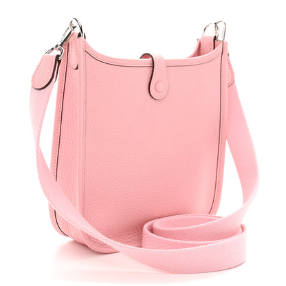 Hermes Taurillon Clemence Evelyne TPM Rose Sakura 3 of 11