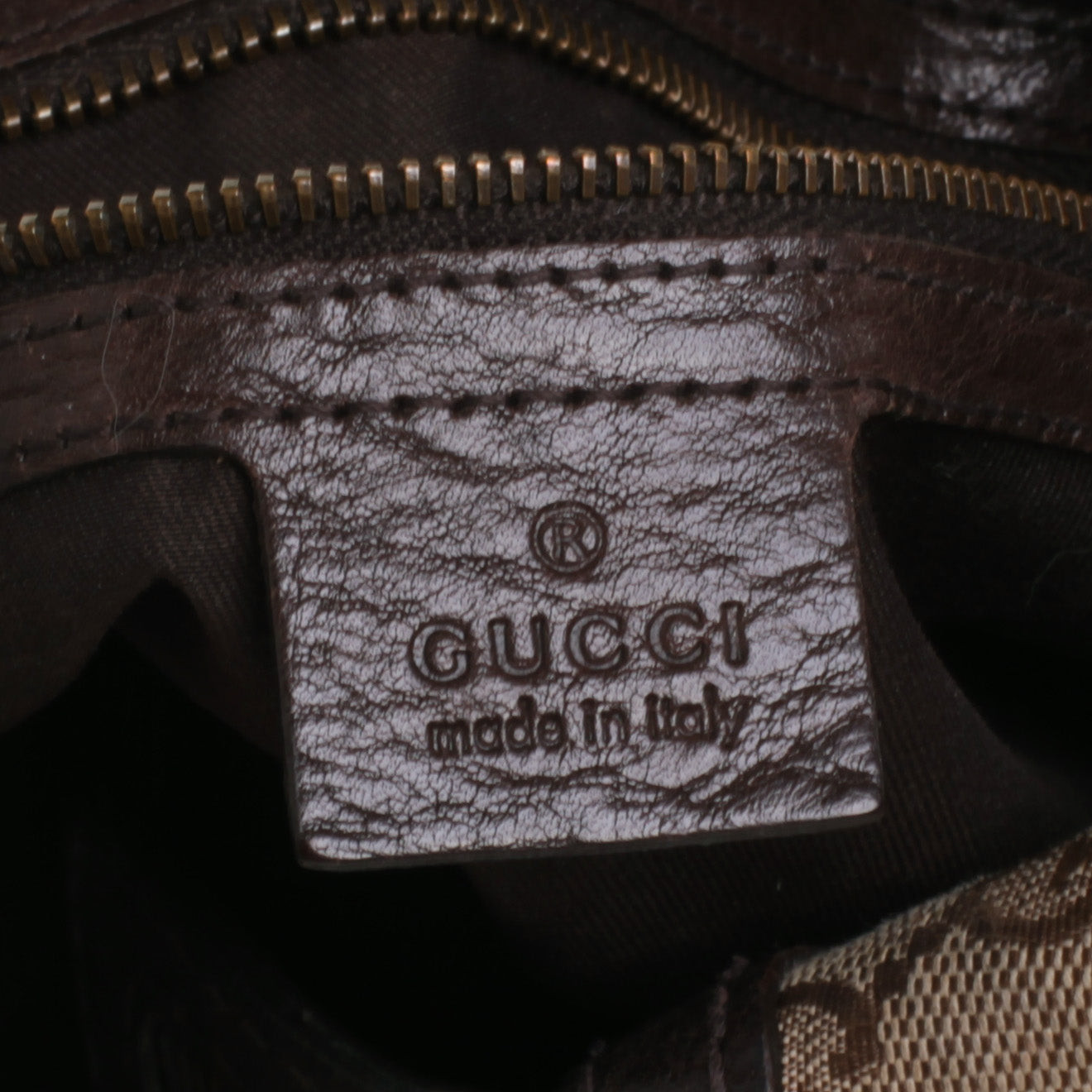 Gucci Monogram Interlocking Medium Hobo Ebony 7 of 9