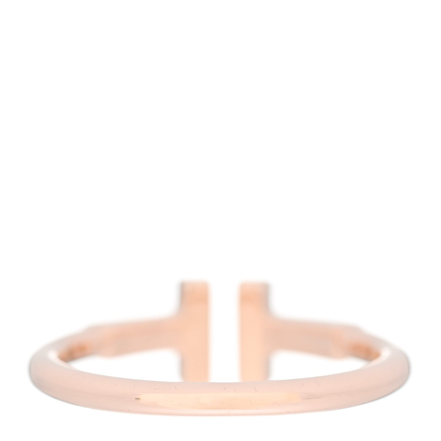 Tiffany 18K Rose Gold T Wire Ring 50 5.25 3 of 4
