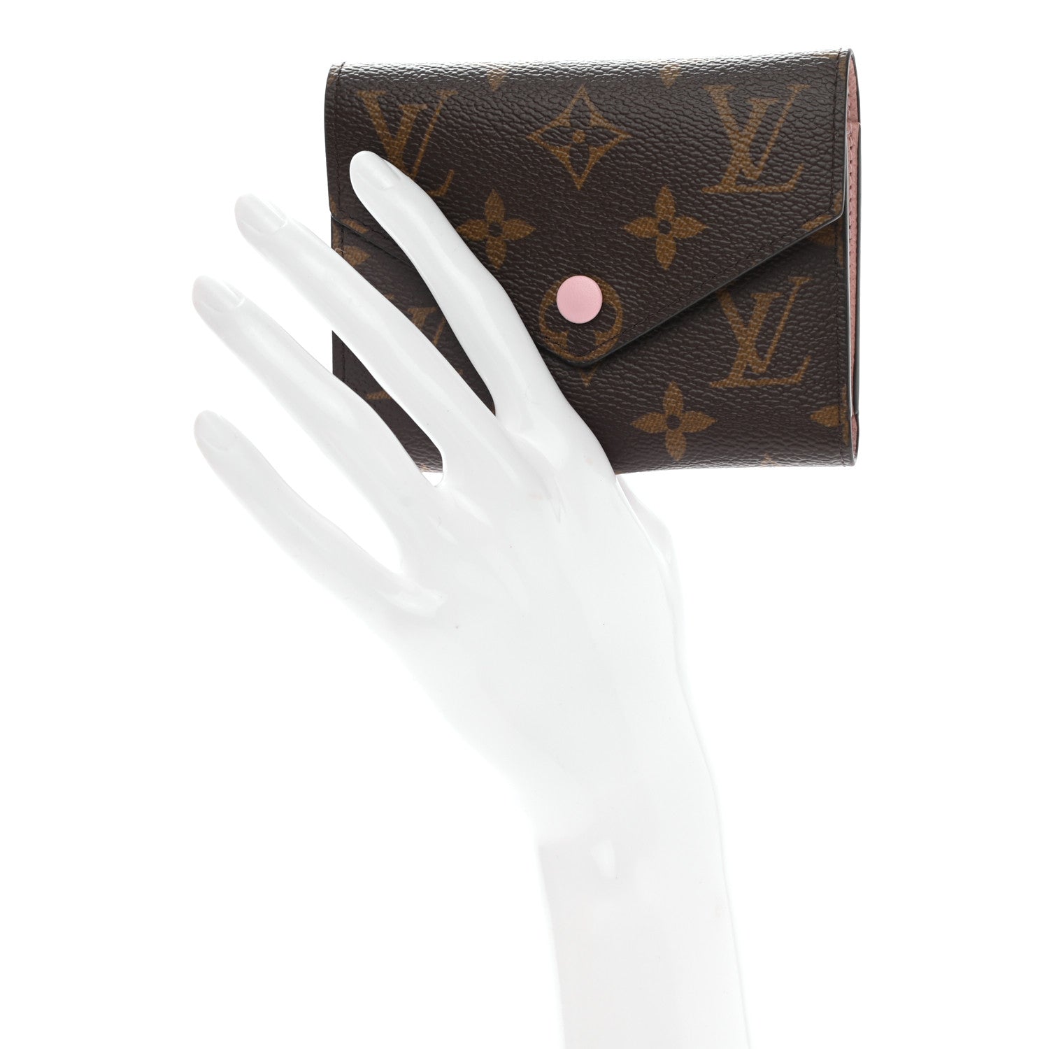 Louis Vuitton Monogram Victorine Wallet Rose Ballerine 2 of 7