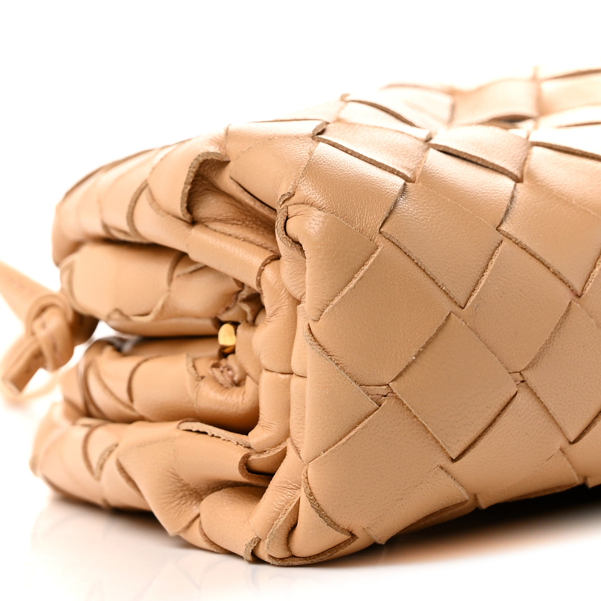 Nappa Intrecciato The Mini Pouch Almond