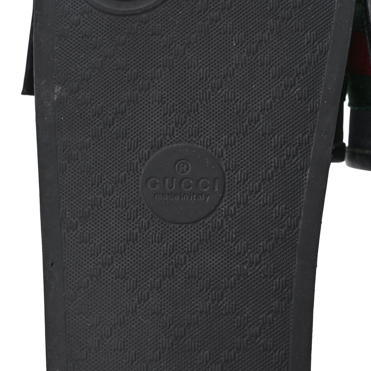 Gucci Satin Web Bow Slide Sandals 41 Black 6 of 8