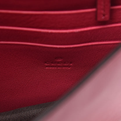 Gucci Calfskin Icon Wallet Red 8 of 20