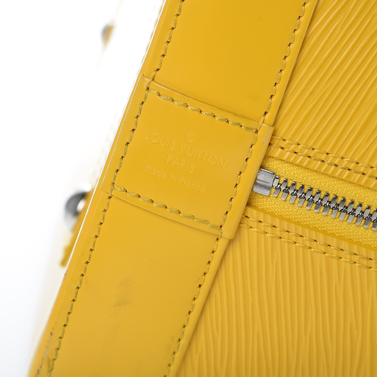 Louis Vuitton Epi Alma GM Citron 6 of 20