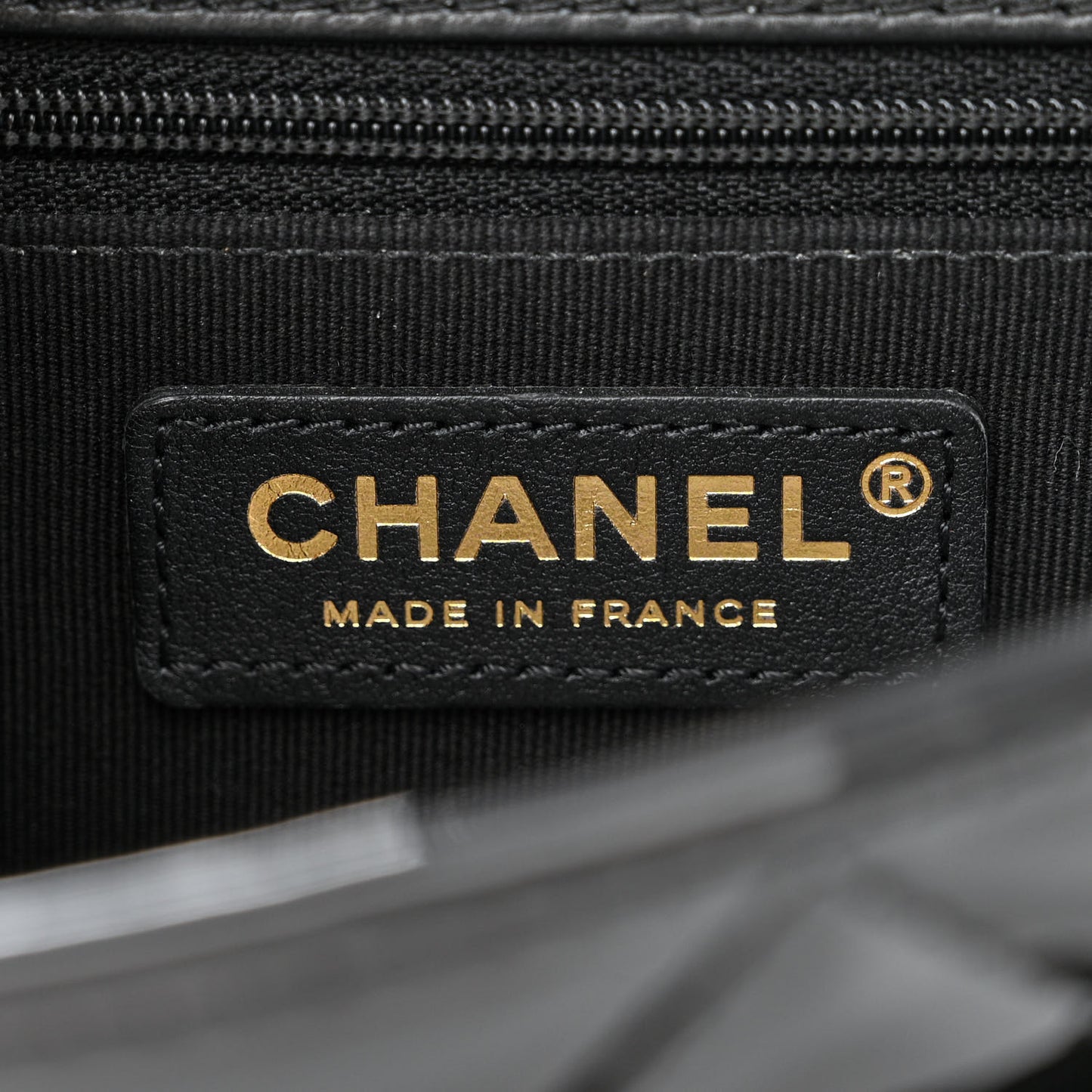 Patent Quilted Small School Memory Top Handle Flap Black