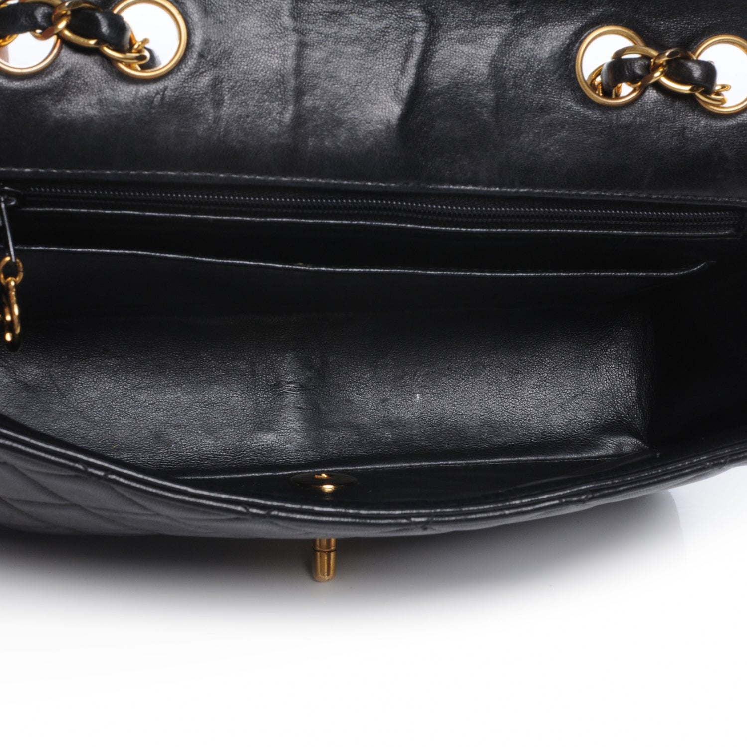 Chanel Lambskin Single Flap Black 5 of 9