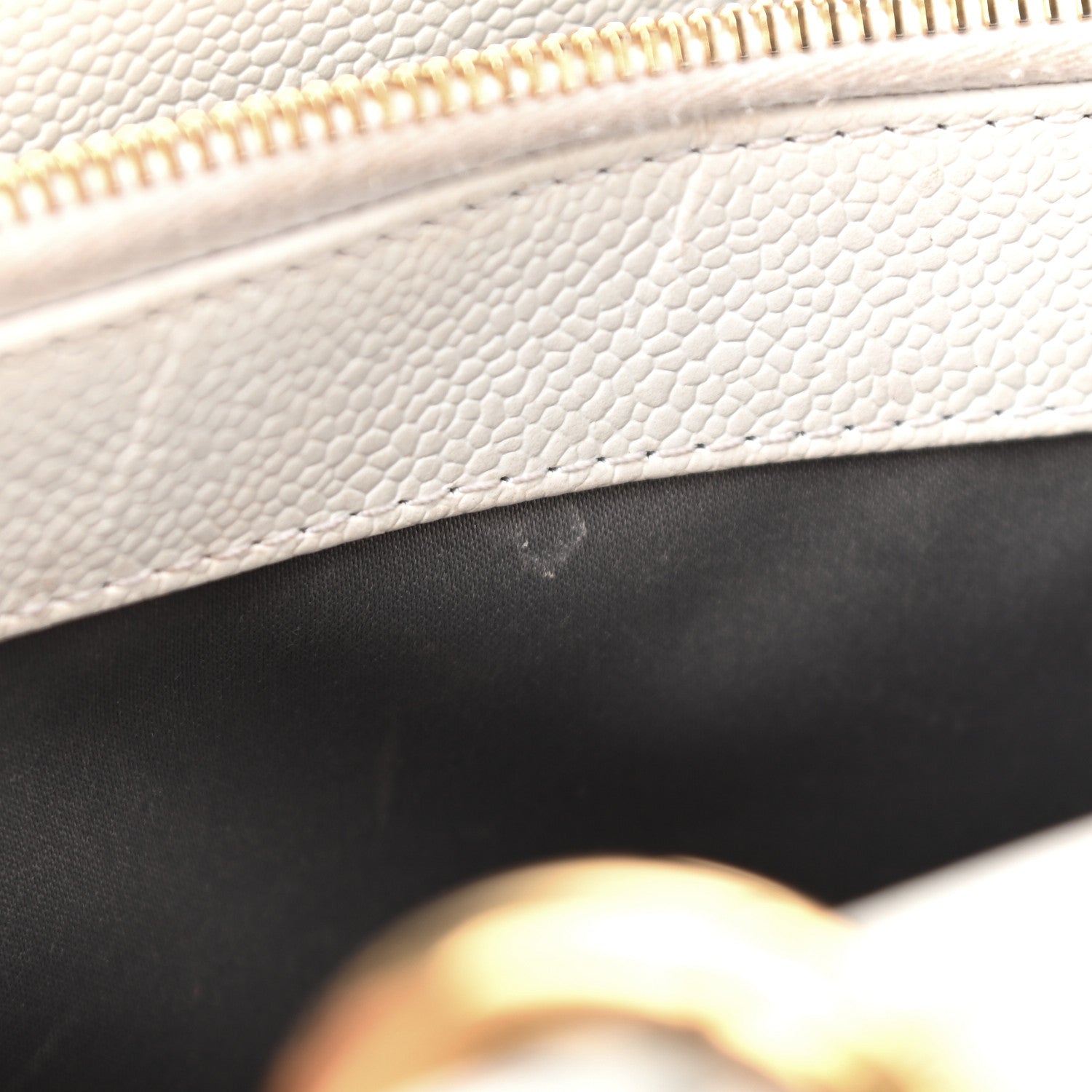 Chanel Caviar Quilted Grand Shopping Tote GST White 18 of 21