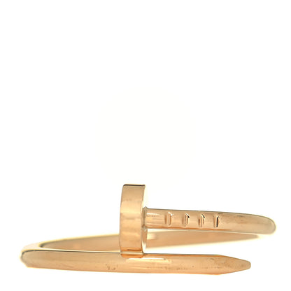 Cartier 18K Yellow Gold Small Juste Un Clou Ring 58 8.25 1 of 5