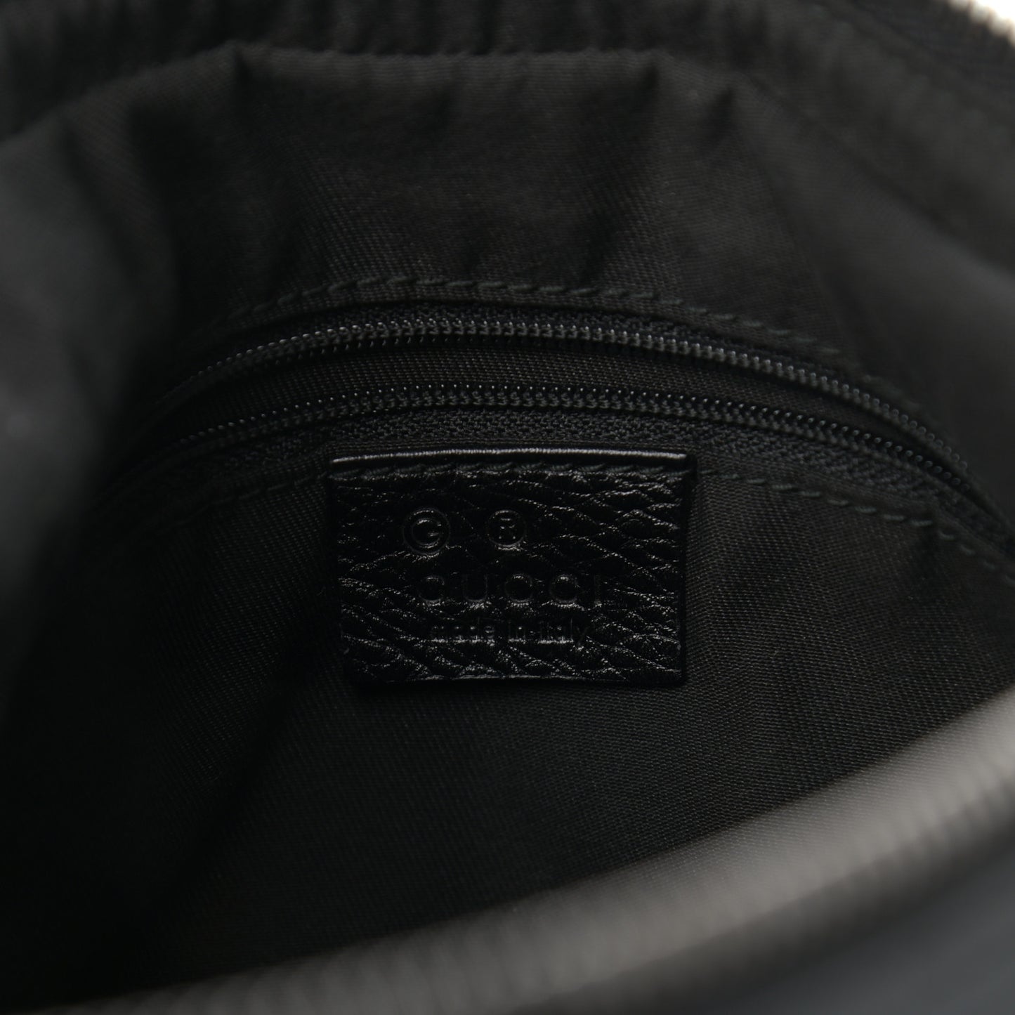 Monogram GG Small Clasp Hobo Black