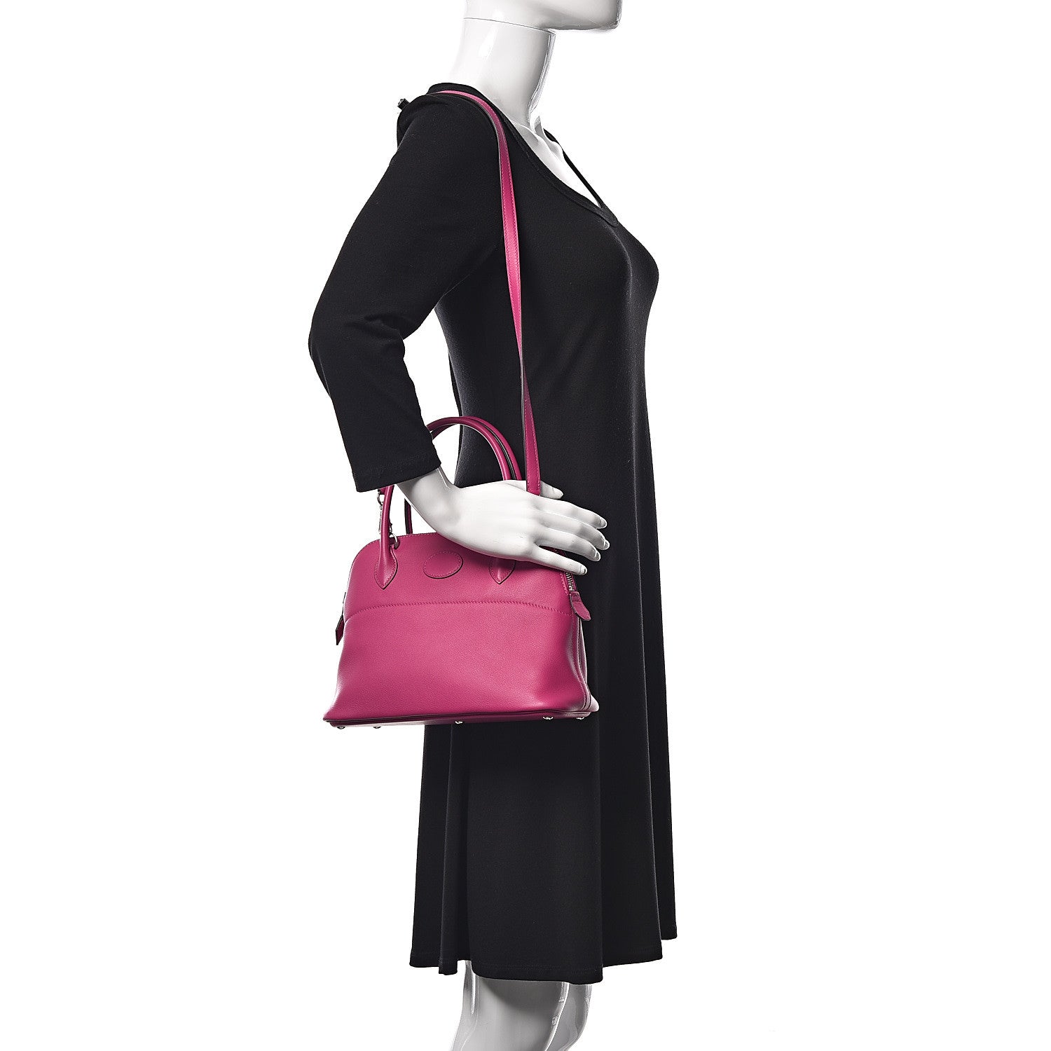 Hermes Swift Bolide 27 Rose Pourpre 2 of 10