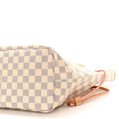 Louis Vuitton Damier Azur Neo Neverfull MM Rose Ballerine 9 of 9