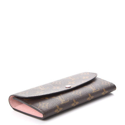 Louis Vuitton Monogram Emilie Wallet Rose Ballerine 4 of 8
