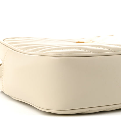 Saint Laurent Calfskin Matelasse Monogram Lou Camera Bag Crema Soft 9 of 10