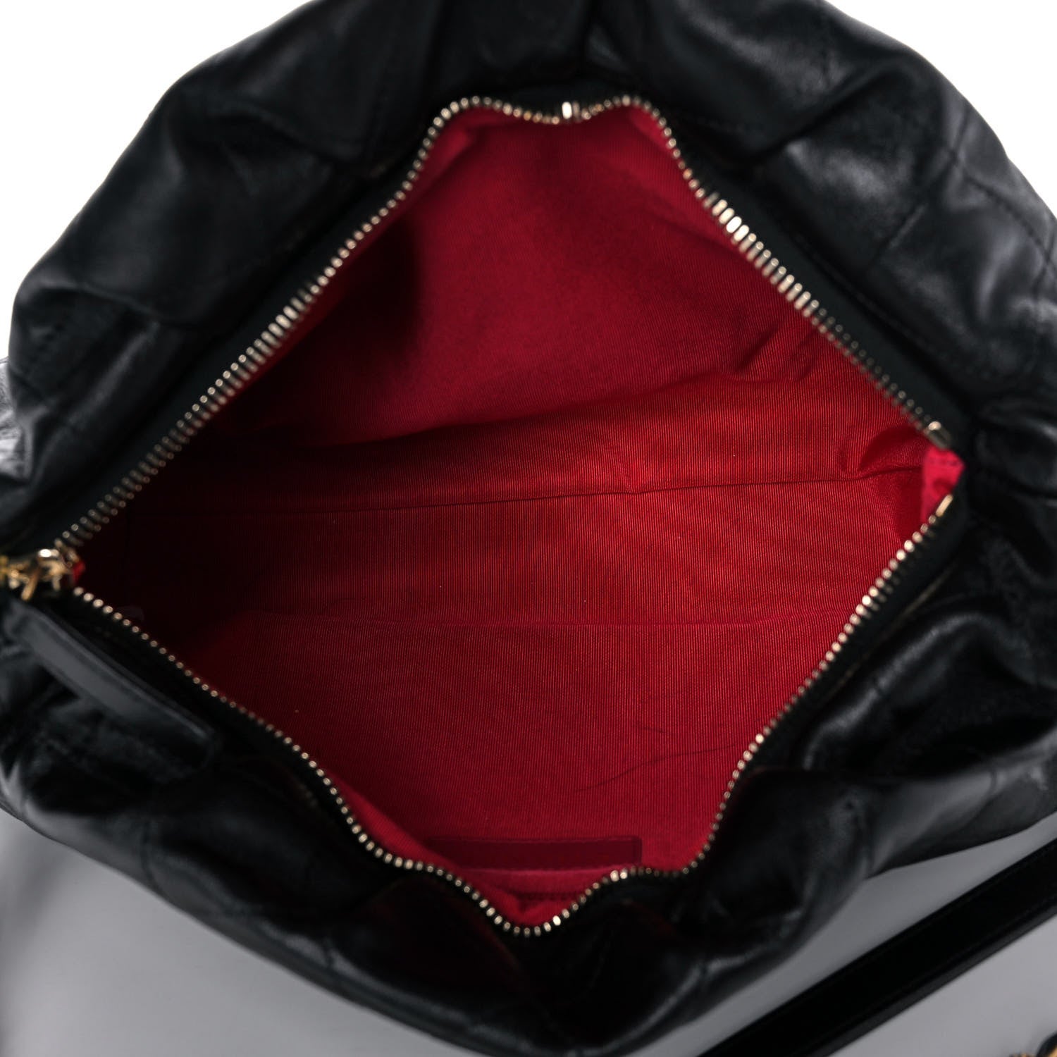 Chanel Calfskin Quilted Coco Shelter Bowling Bag Black 5 of 11
