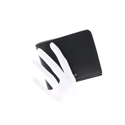 Christian Dior Grained Calfskin Bi-Fold Wallet Black 2 of 6